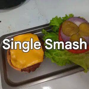 Single Smash Burger