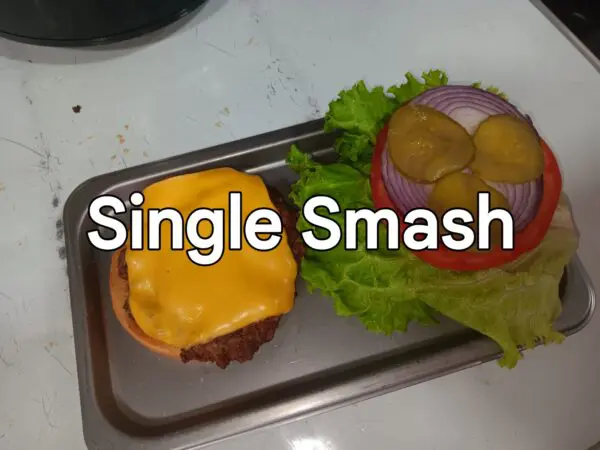 Single Smash Burger